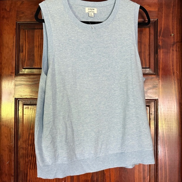 J. Crew Light Blue Muscle Tee - Picture 1 of 3